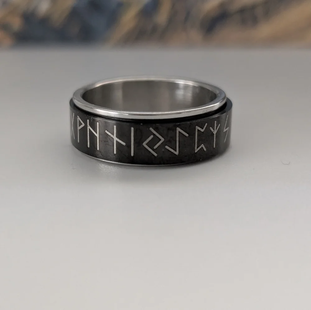 Rotating Stainless Steel Men's Ring